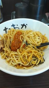 油そば 辛魂3倍