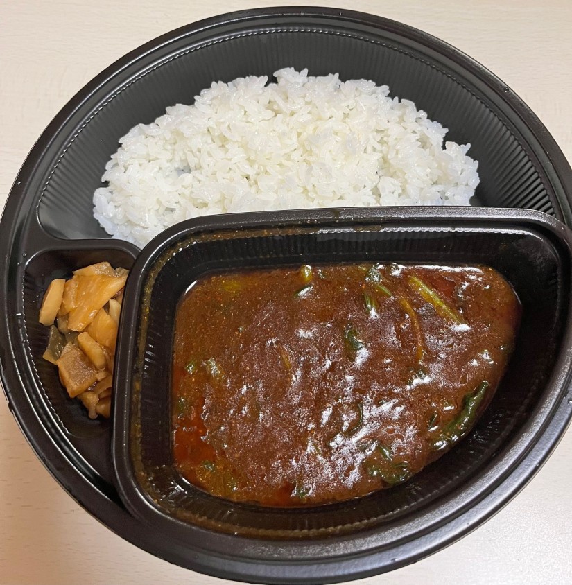 牛カレーほうれん草 15辛