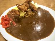 カキフライとヒレカツのカレー