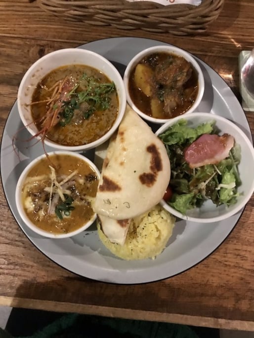 ハーブ薫る有頭エビのタイカレー 辛口