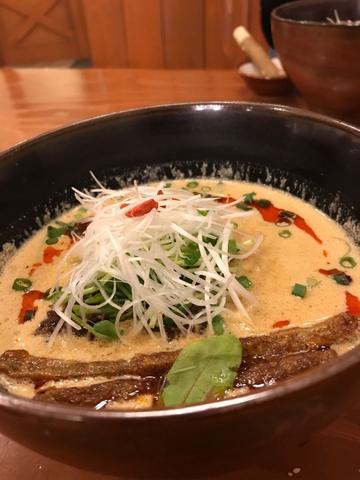 白胡麻坦々麺 2辛