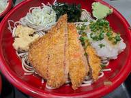紅じゃこかつおろし蕎麦