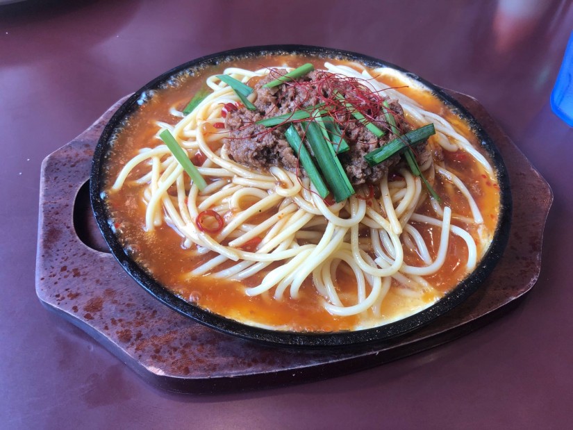 鉄板台湾あんかけスパゲッティ