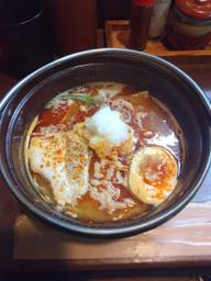 鍋焼らうめん(マグマ) トッピング:マグマ