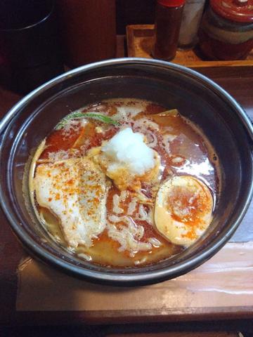 鍋焼らうめん(マグマ) トッピング:マグマ