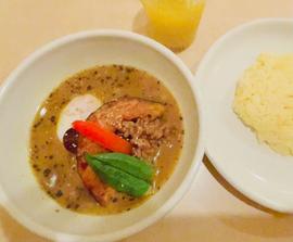 温玉納豆オクラのスープカレー レベル4