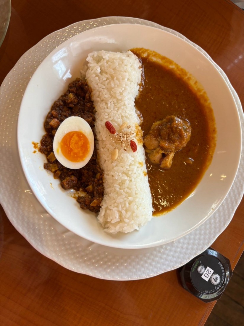 薬膳チキンカレー＆キーマ 大辛(約10倍)