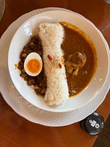 薬膳チキンカレー＆キーマ 大辛(約10倍)