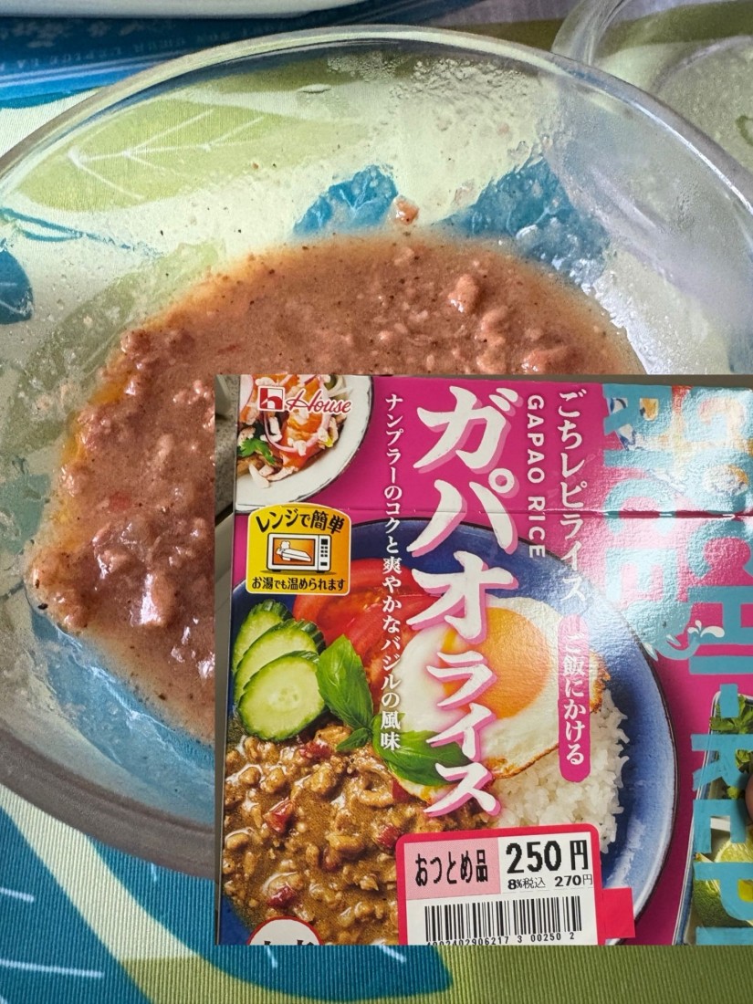 ごちレピライス ガパオライス 中辛