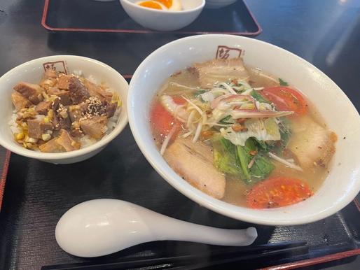 青唐うま塩+わさび醤油焼豚丼