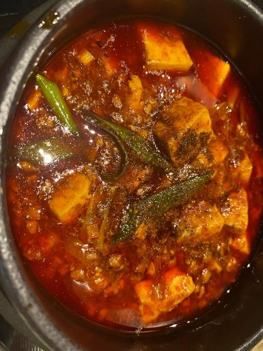 麻婆豆腐定食 中辛