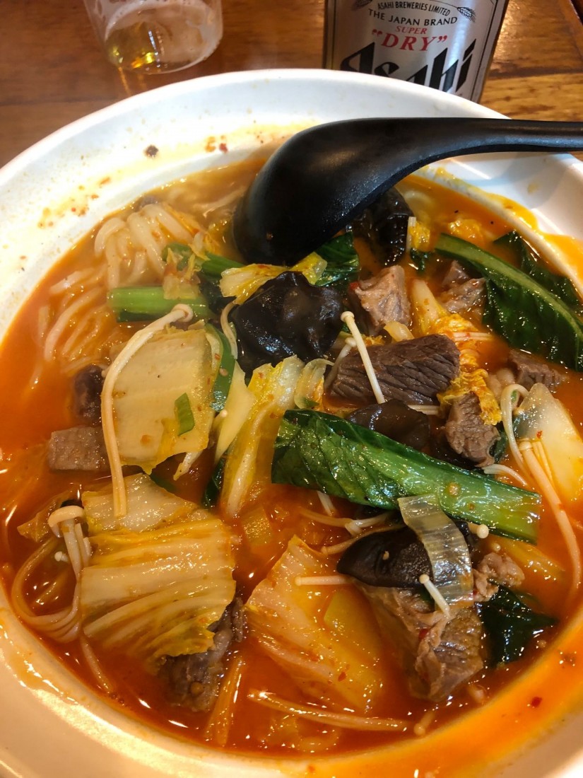 羊肉煮込みラーメン 激辛