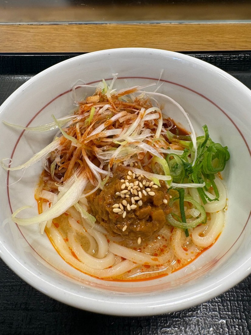 痺辛麻辣冷やし担々うどん 痺辛