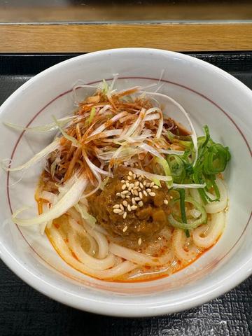 痺辛麻辣冷やし担々うどん 痺辛