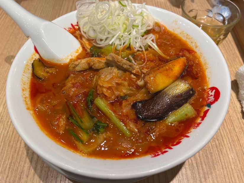 太陽の茄子ラーメン 激辛