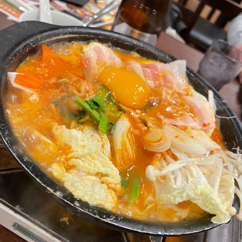 豆腐キムチ鍋 激辛