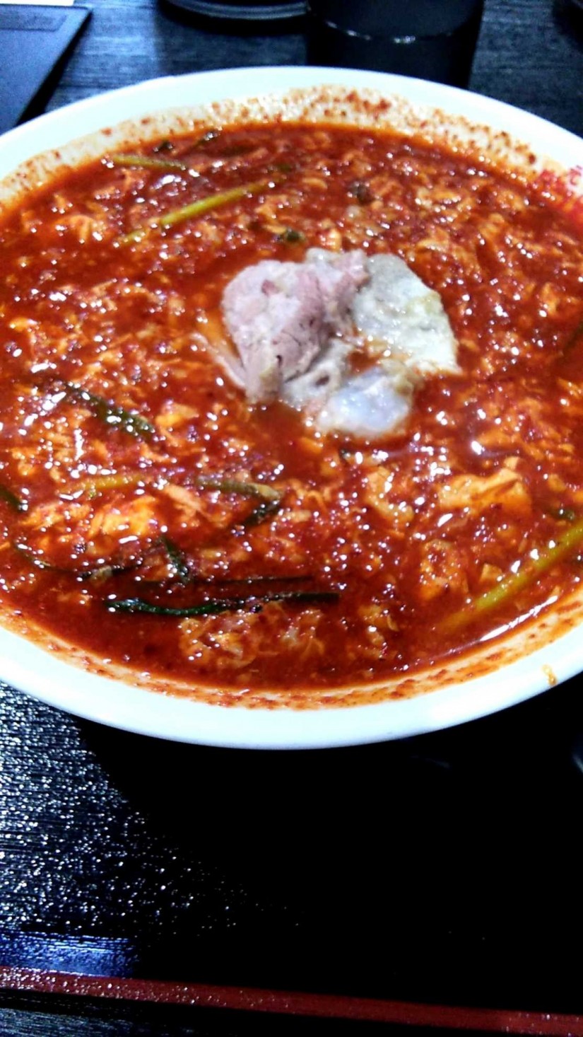 トマト辛麺なんこつトッピング 20倍