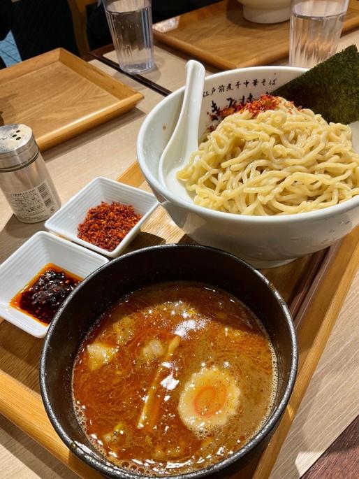 梅香る辛煮干つけめん 辛くする×1