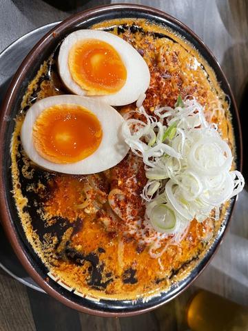 エンマ味噌ラーメン 辛さ激増し