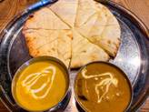 ２カレーセット(日替わり、シーフード) チーズナンに変更 激辛