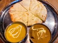２カレーセット(日替わり、シーフード) チーズナンに変更 激辛