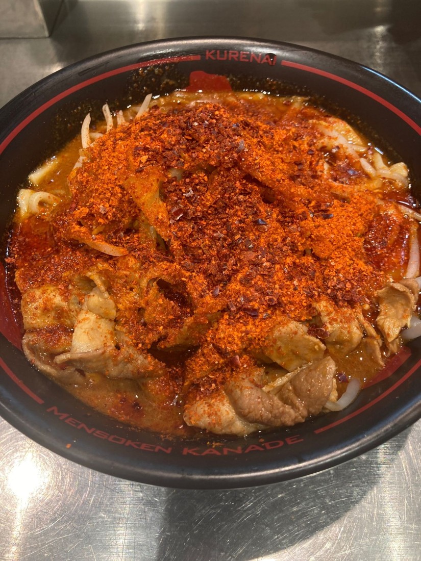 鬼紅らーめん  辛増×6   