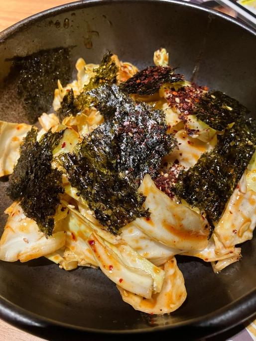 韓国風ピリ辛チョレギキャベツ 唐辛子マーク2つ