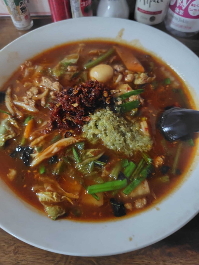 担 担麺と担担飯   鬼辛