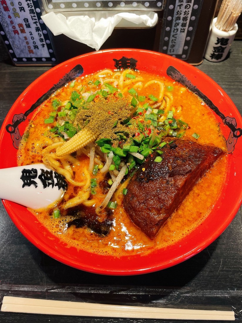 肉増しカラシビ味噌らー麺 辛さマシ 痺れマシ