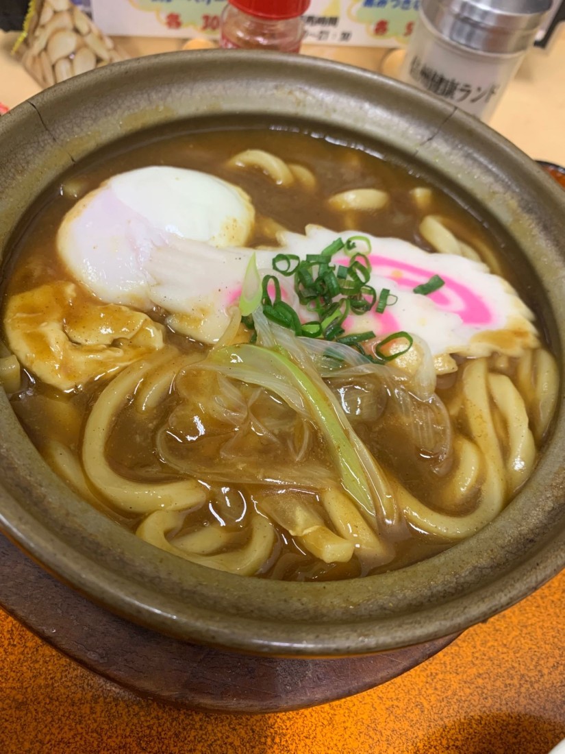 鍋焼きカレーうどん