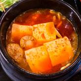 海鮮純豆腐チゲ 辛くとお願い