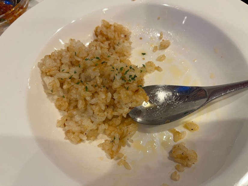 悪魔のガーリックライス