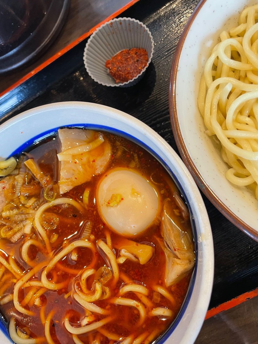 辛しつけ麺 辛さ増し