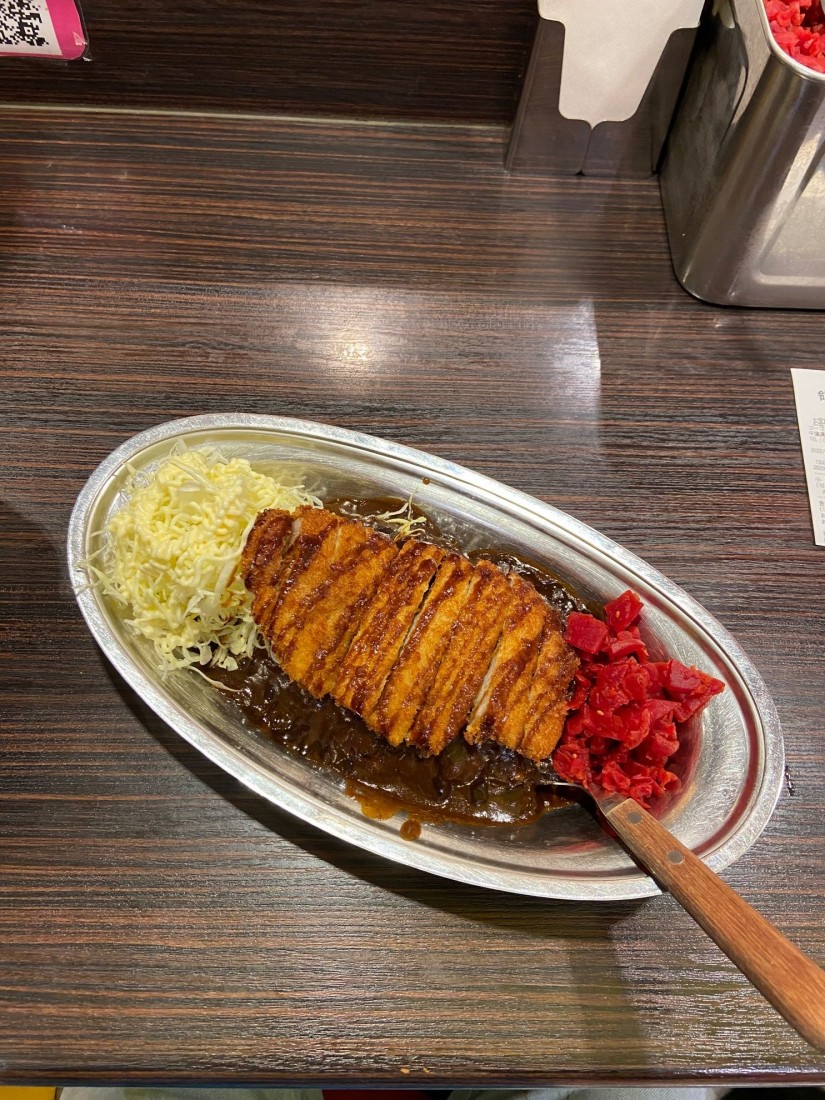 ロースカツカレー辛口