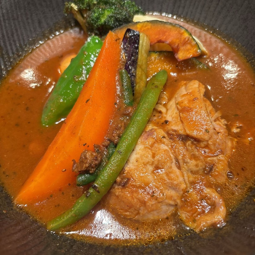チキンと野菜のスープカレー 5番