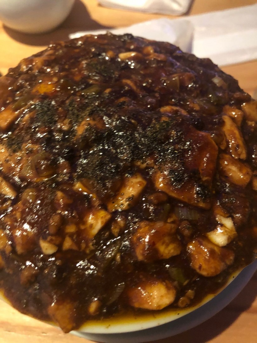 真っ赤な麻婆豆腐