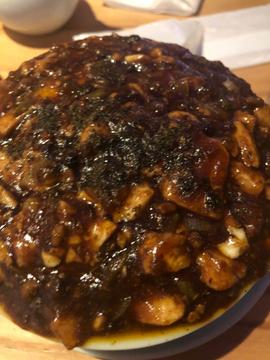 真っ赤な麻婆豆腐