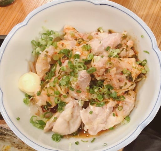 アジアン蒸し鶏