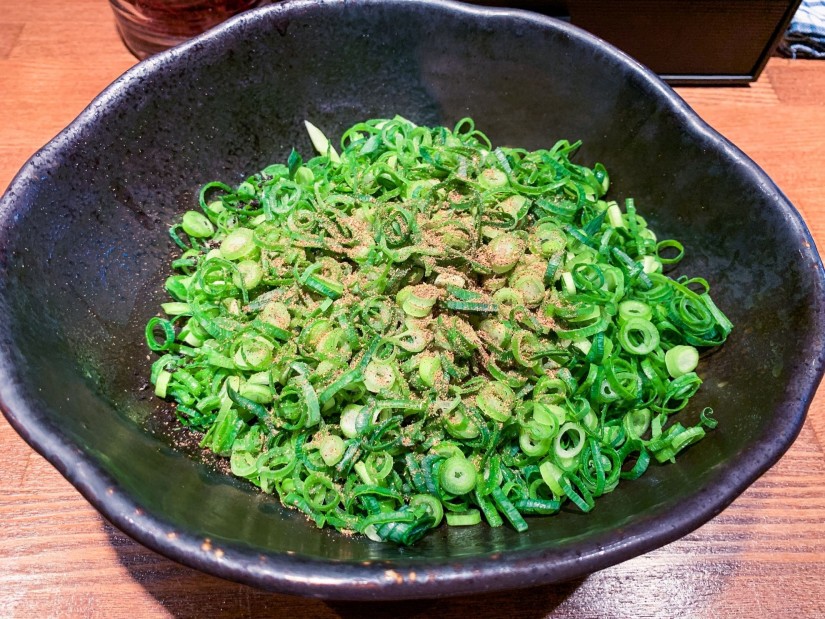 汁なし担担麺 ねぎ盛り 4辛