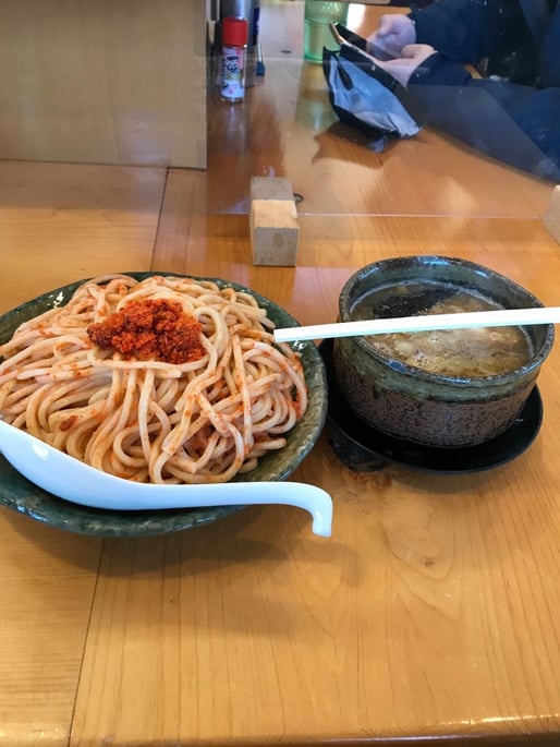 エビ辛つけそば