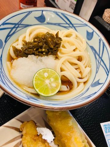 青唐おろしうどん　ぶっかけ 激辛