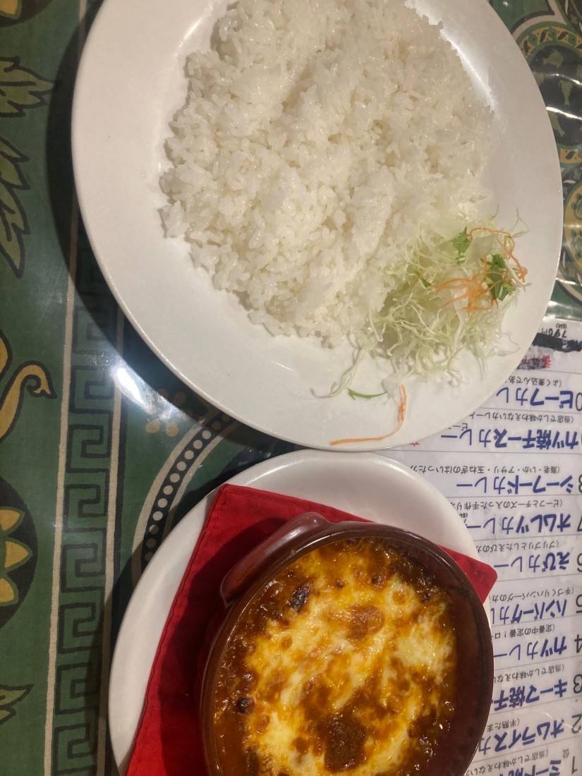 キーマ焼きチーズカレー 激辛