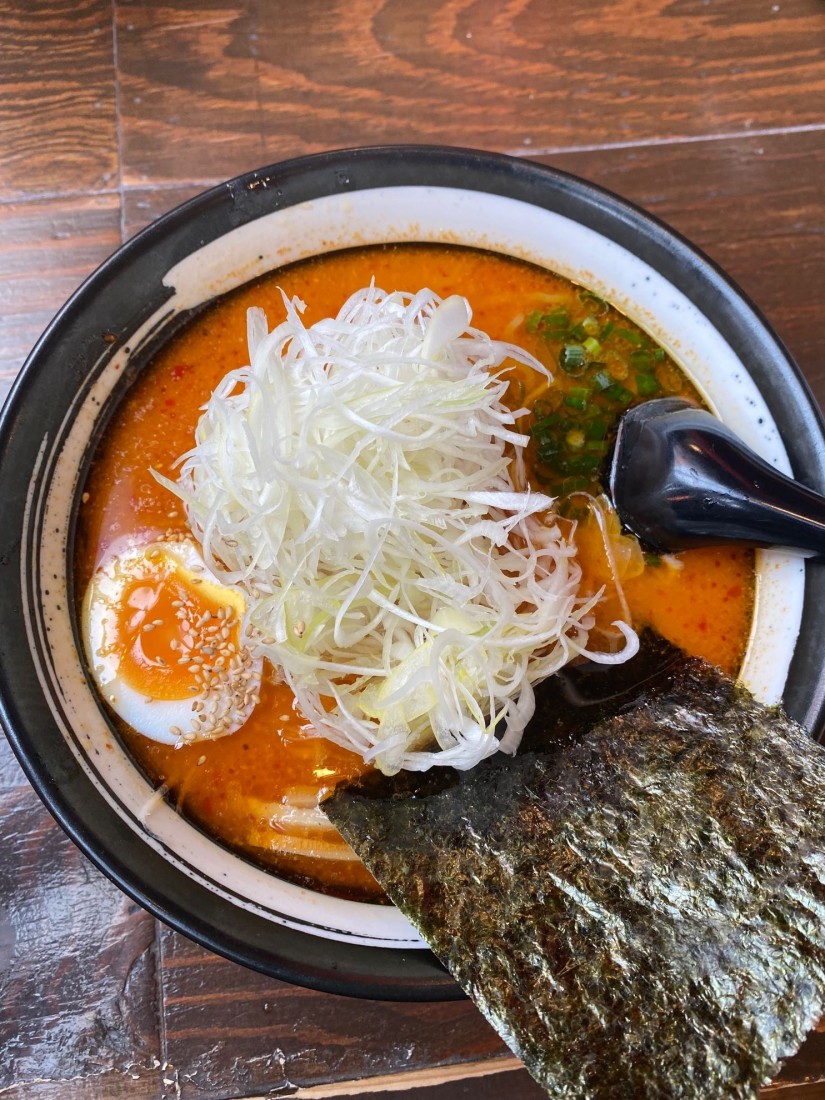 辛味噌白ネギラーメン 鬼辛