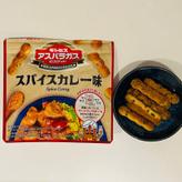 ギンビス アスパラガス ビスケット スパイスカレー味
