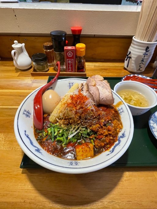 よくばりまぜ麺 3辛＋カラスプーンx4