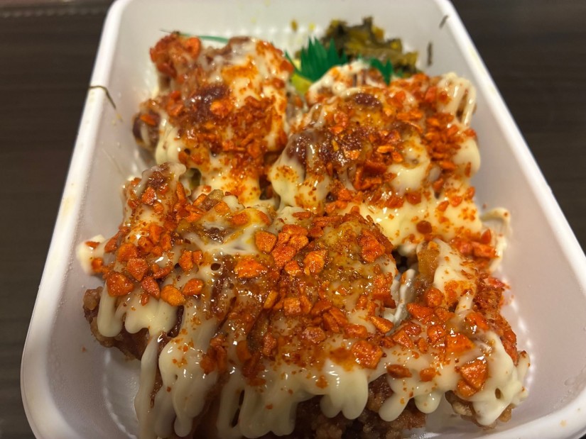 スパイシーマヨから丼