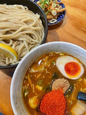 甘辛つけそば 普通,辛,大辛,激辛