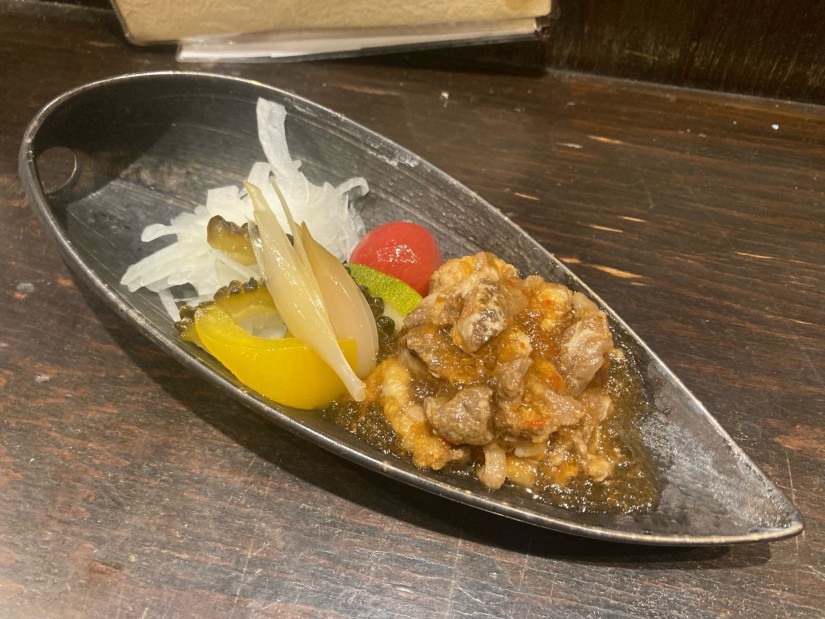 激辛 馬スジポン酢と夏野菜ピクルス 1辛