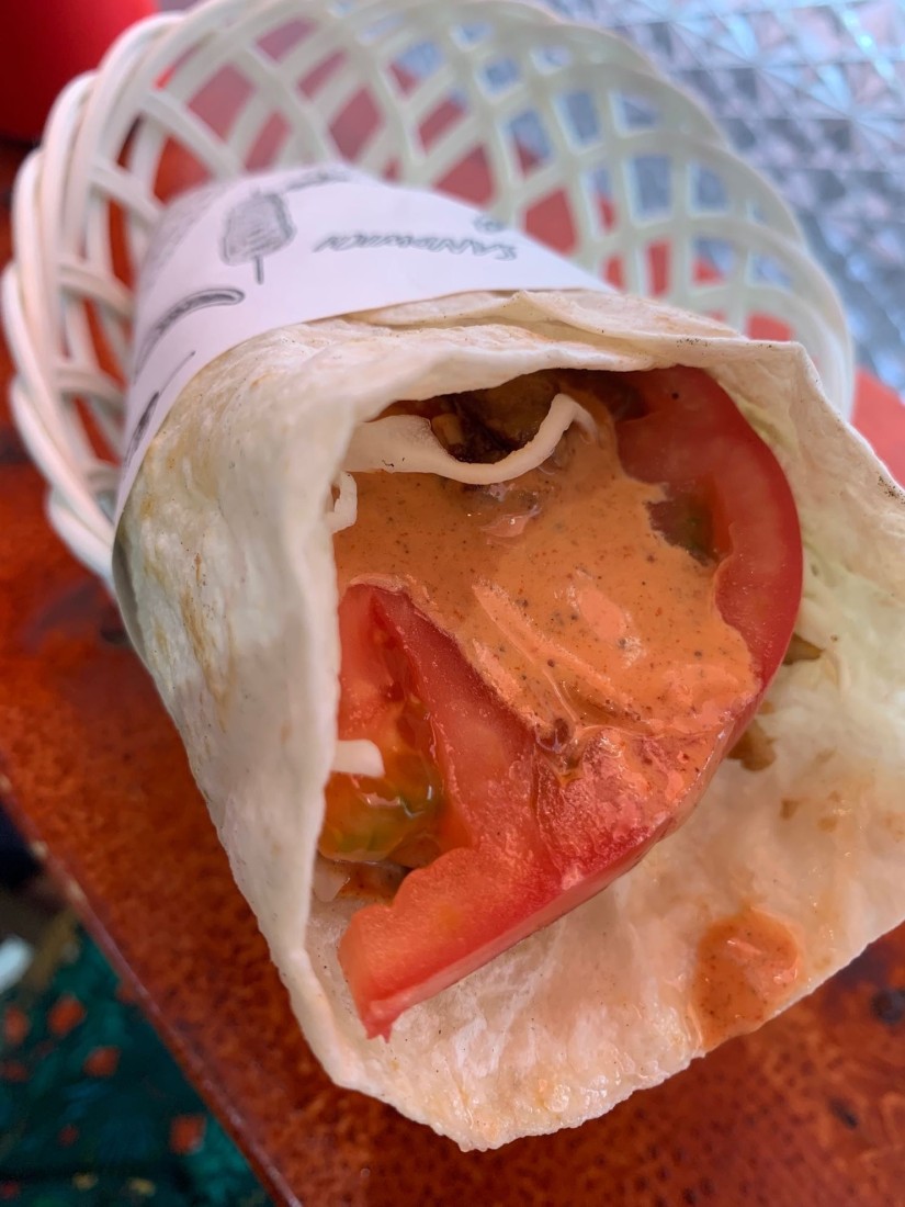 チキンケバブラップ チリ(激辛)