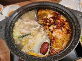 健食コース(四川風旨辛スープ/チャウダースープ) 中辛